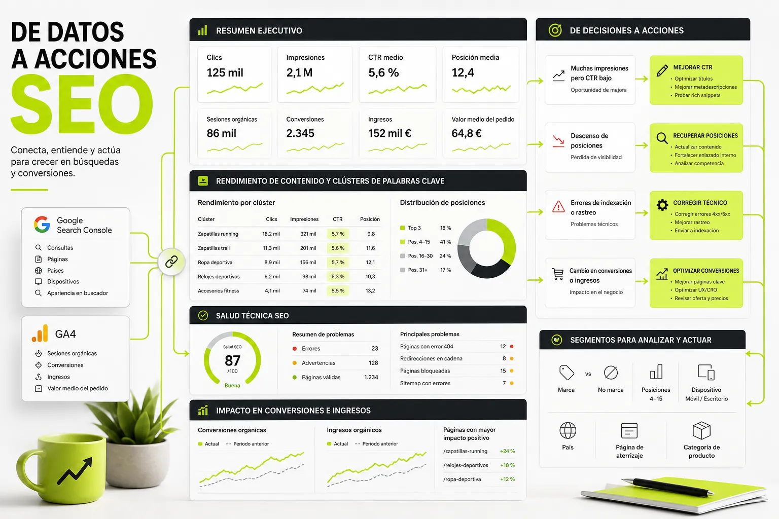 Dashboard SEO: Guía para Diseñar y Automatizar Paneles Orientados a la Acción