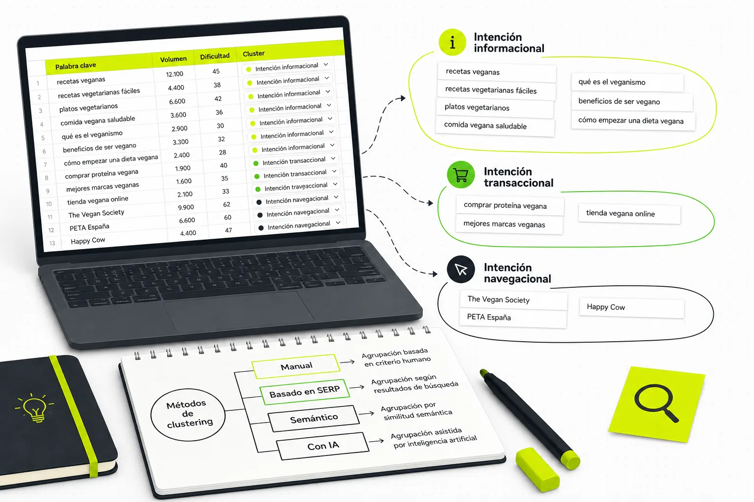 Qué es keyword clustering: guía práctica con datos reales (2026)
